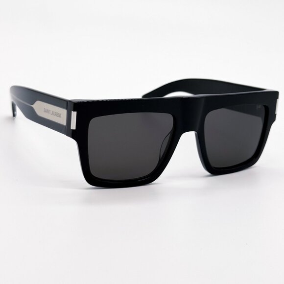 NEW SAINT LAURENT SL628 001 SQUARE BLACK UNISEX SL 628 001 SUNGLASSES - Picture 8 of 13